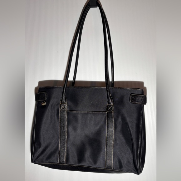 Liz Claiborne Handbags - Liz Claiborne  Black Tote Bag with Double Handles